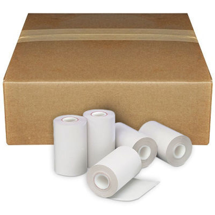 Picture of 2 1/4" x 63' Thermal Receipt Paper Rolls 50/Box